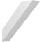 Ekena Millwork 5 1/2-in. W x 20-in. D x 20-in. H Traditional Architectural Grade PVC Knee Brace BRCP055X20X20TRA - alternate 1